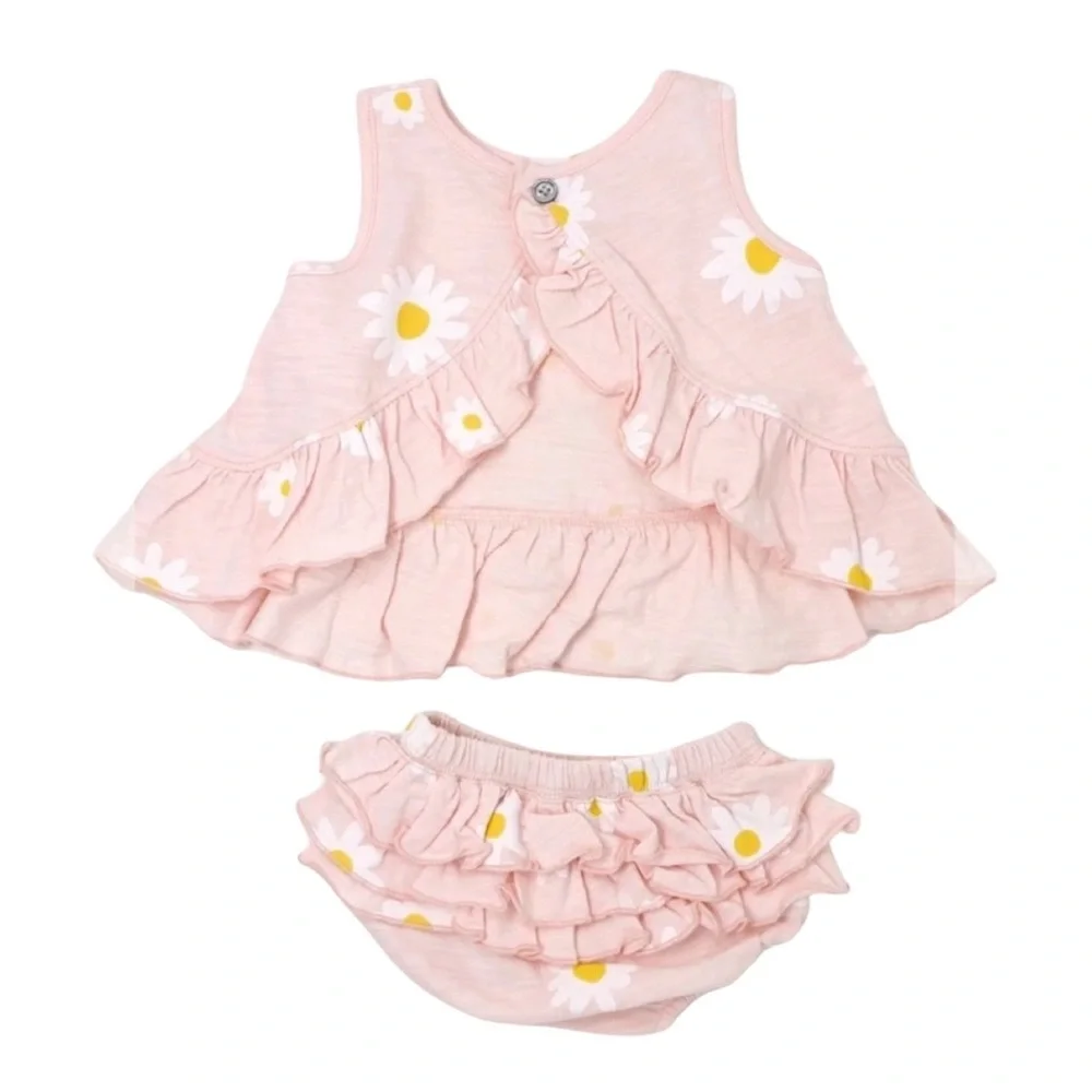 OH BABY DAISY TANK TOP AND COVER SET